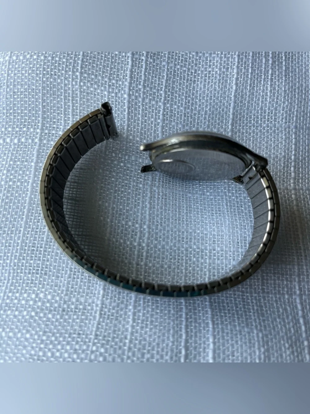 Vtg Timex Water Resistant Quartz Watch Stainless steel Speidel Band-M Cell - A5